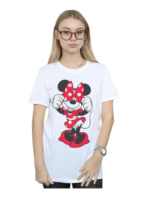 Disney - T-shirt motif Minnie Mouse motif/style Nœud - Kiabi