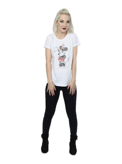 Disney - T-shirt motif Minnie Mouse motif/style ondulé - Kiabi