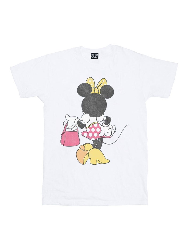 Disney - T-shirt motif Minnie Mouse motif/style Pose Blanc - Kiabi