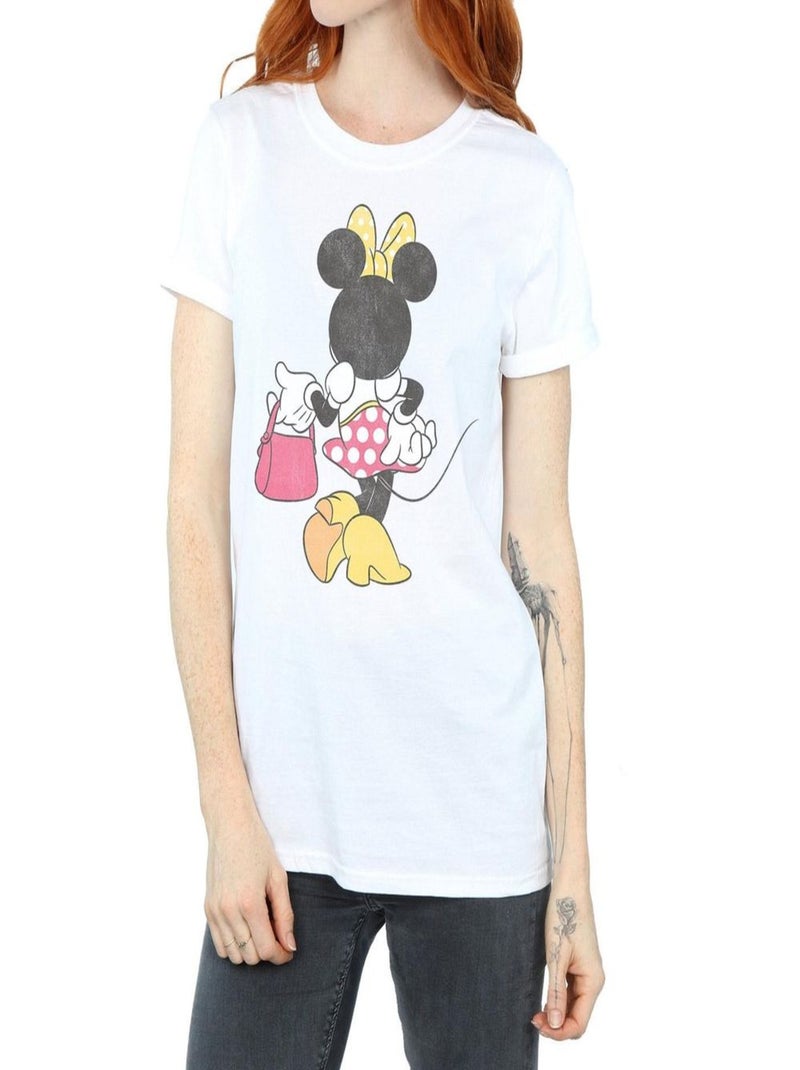 Disney - T-shirt motif Minnie Mouse motif/style Pose Blanc - Kiabi