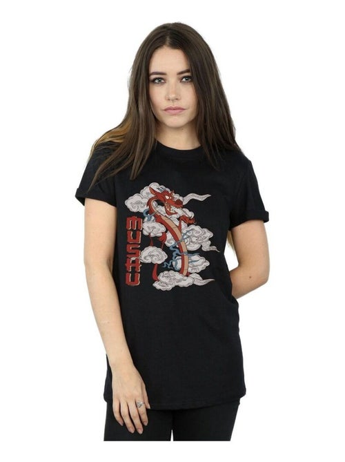 Disney - T-shirt motif Mulan et Mushu motif/style Dragon - Kiabi