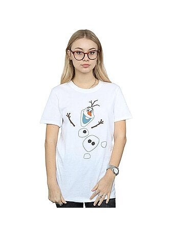 Disney - T-shirt motif Olaf motif/style Déconstruit La Reine des Neiges