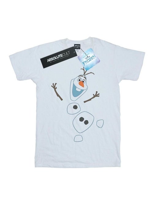 Disney - T-shirt motif Olaf motif/style Déconstruit La Reine des Neiges - Kiabi