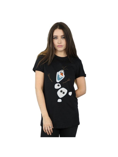 Disney - T-shirt motif Olaf motif/style Déconstruit La Reine des Neiges - Kiabi