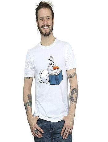 Disney - T-shirt motif Olaf motif/style Lecture La Reine des Neiges