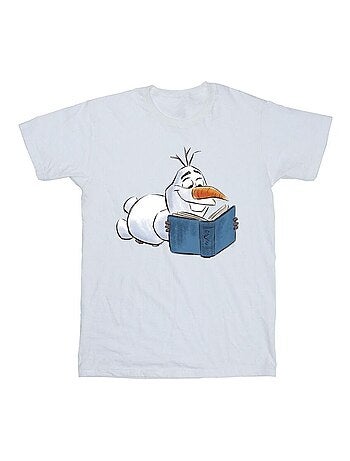 Disney - T-shirt motif Olaf motif/style Lecture La Reine des Neiges