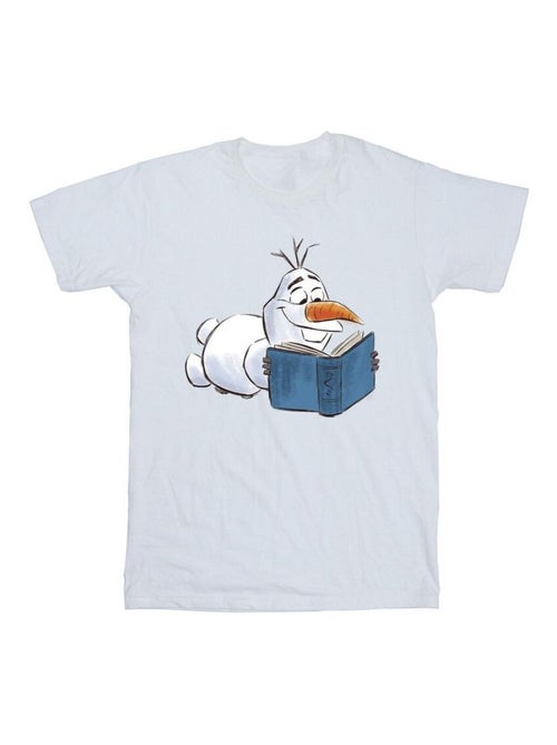 Disney - T-shirt motif Olaf motif/style Lecture La Reine des Neiges - Kiabi