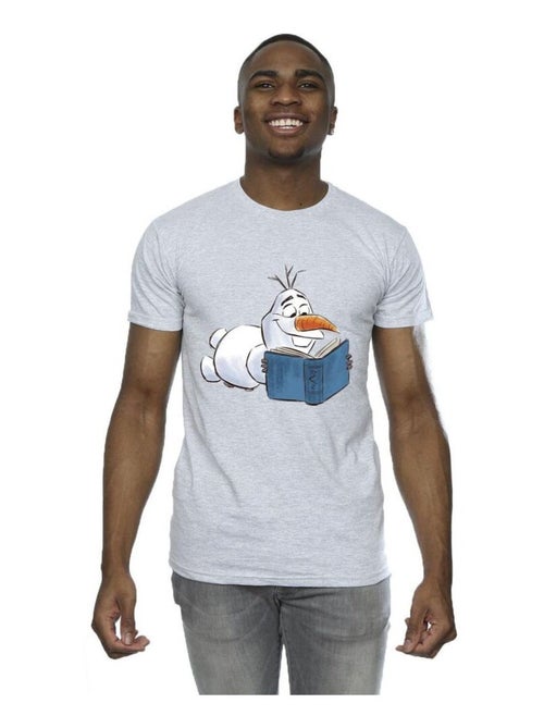 Disney - T-shirt motif Olaf motif/style Lecture La Reine des Neiges - Kiabi