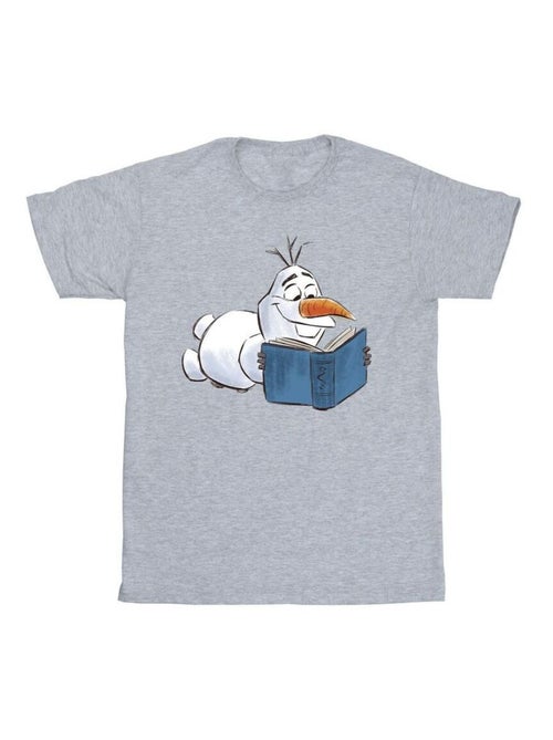 Disney - T-shirt motif Olaf motif/style Lecture La Reine des Neiges - Kiabi