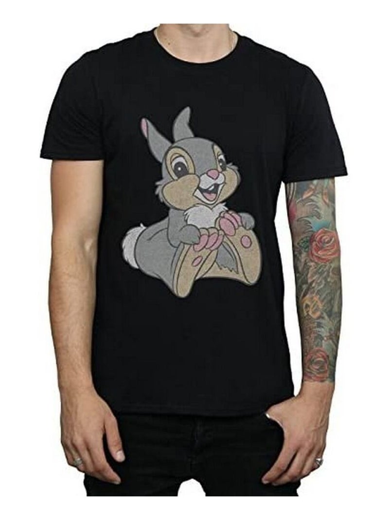 Disney - T-shirt motif Panpan CLASSIC (Panpan) Noir - Kiabi