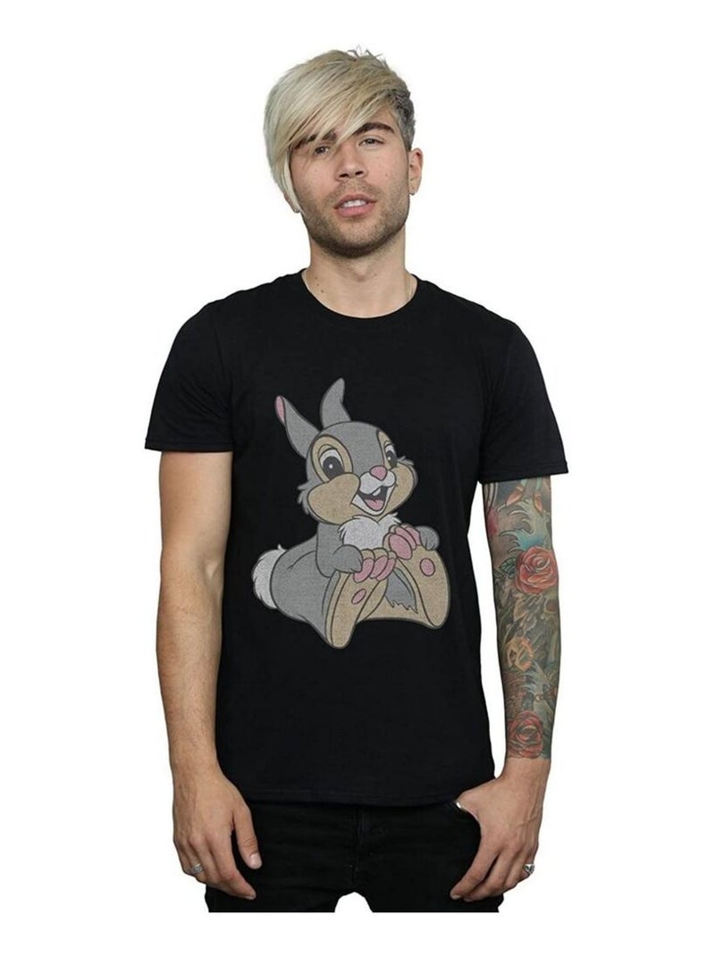 Disney - T-shirt motif Panpan CLASSIC (Panpan) Noir - Kiabi
