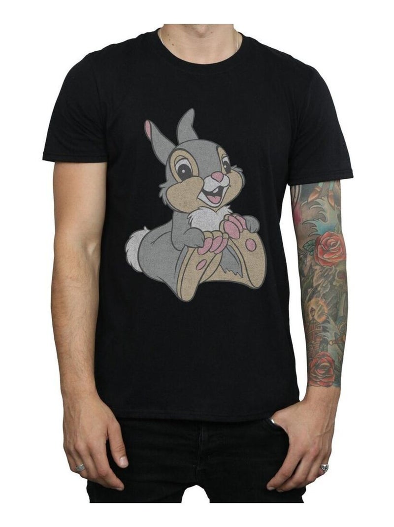 Disney - T-shirt motif Panpan CLASSIC (Panpan) Noir - Kiabi