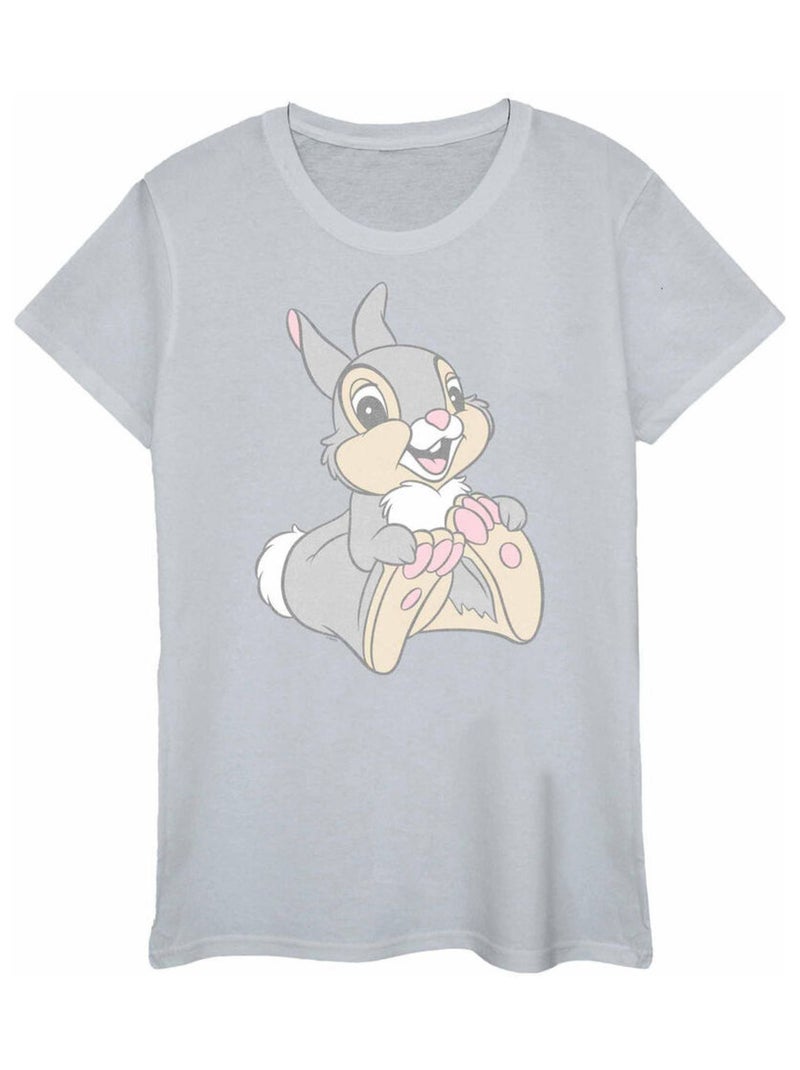 Disney - T-shirt motif Panpan (Panpan) Gris chiné - Kiabi