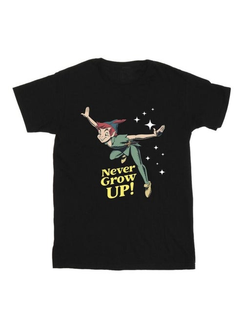 Disney - T-shirt motif Peter Pan NEVER GROW UP - Kiabi