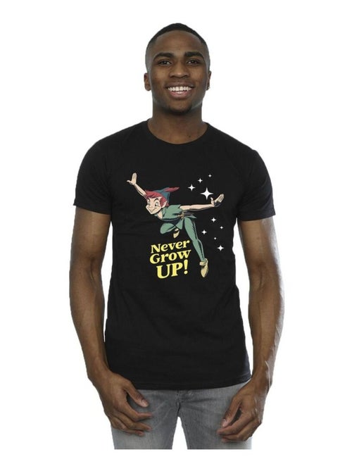 Disney - T-shirt motif Peter Pan NEVER GROW UP - Kiabi