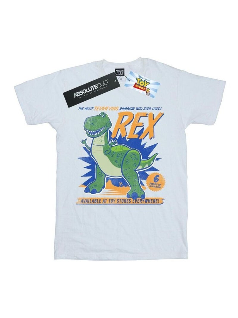 Disney - T-shirt motif Rex motif/style Dinosaure Blanc - Kiabi