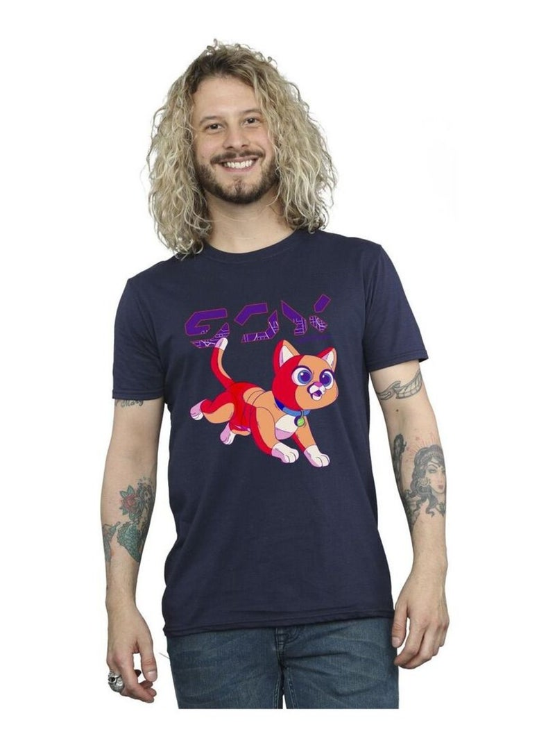 Disney - T-shirt motif Sox motif/style numérique et mignon LIGHTYEAR Bleu marine - Kiabi