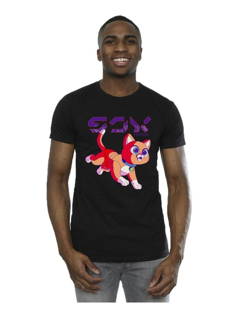 Disney - T-shirt motif Sox motif/style numérique et mignon LIGHTYEAR Noir - Kiabi