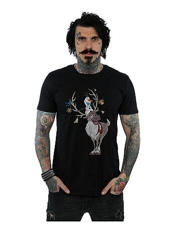Disney - T-shirt motif Sven et Olaf motif/style Ornements de Noël La Reine des Neiges