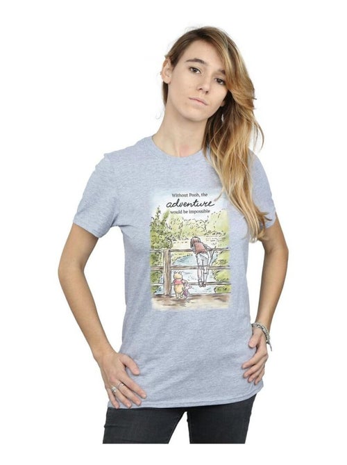Disney - T-shirt motif Winnie l'ourson ADVENTURE - Kiabi