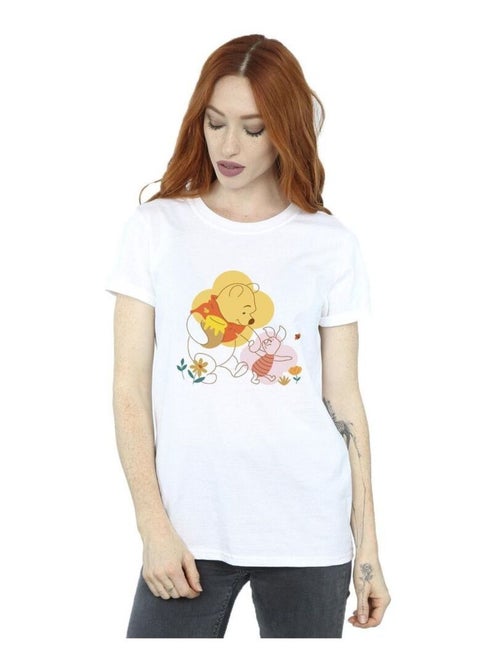 Disney - T-shirt motif Winnie l'ourson et Porcinet - Kiabi