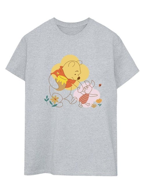 Disney - T-shirt motif Winnie l'ourson et Porcinet - Kiabi