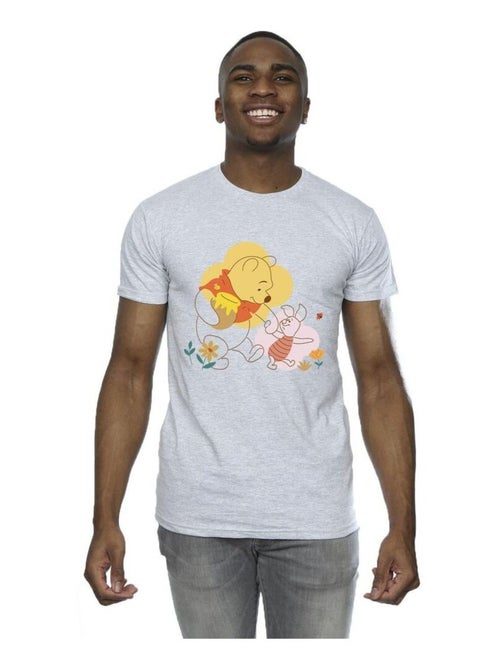 Disney - T-shirt motif Winnie l'ourson et Porcinet - Kiabi