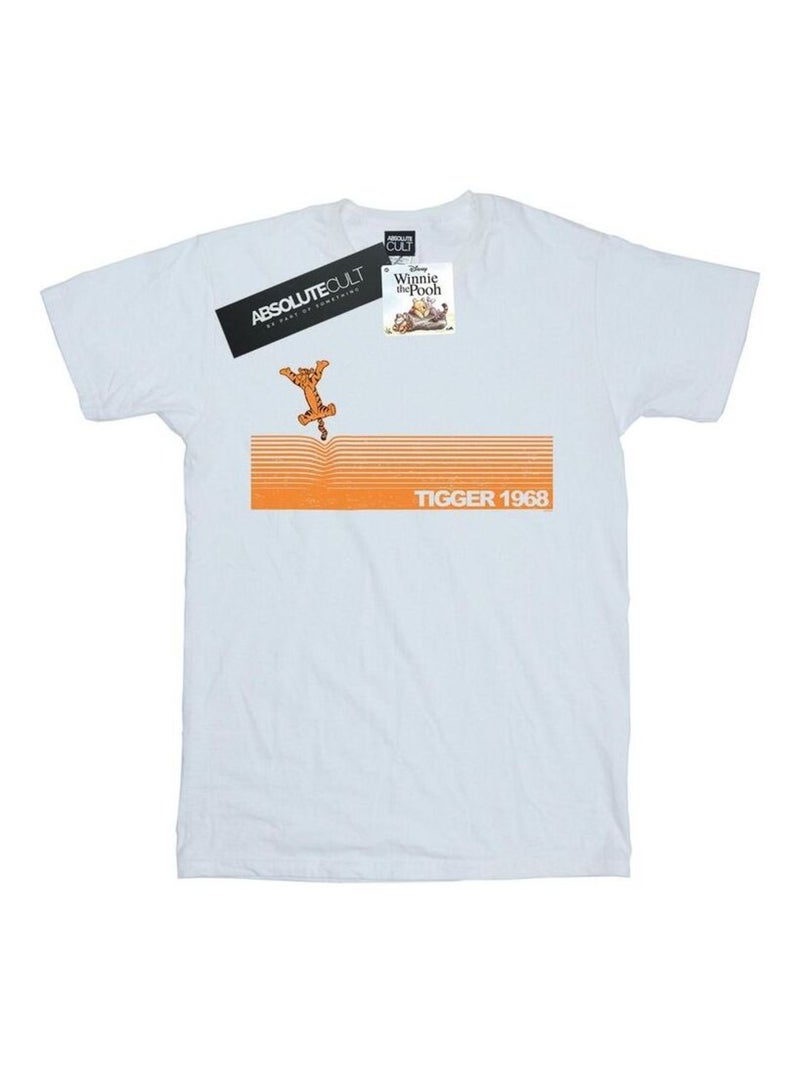 Disney - T-shirt motif Winnie l'ourson et Tigrou Blanc - Kiabi