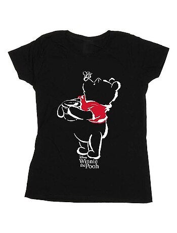 Disney - T-shirt motif Winnie l'ourson motif/style croquis