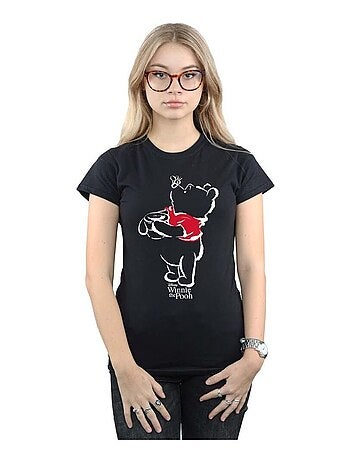 Disney - T-shirt motif Winnie l'ourson motif/style croquis