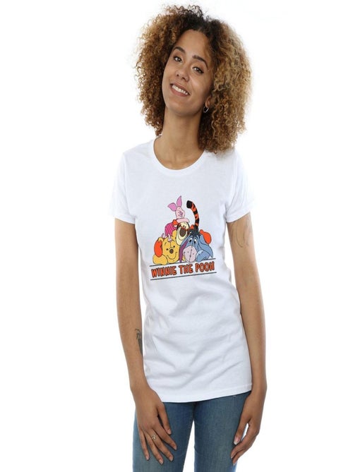 Disney - T-shirt motif Winnie l'ourson motif/style groupe - Kiabi