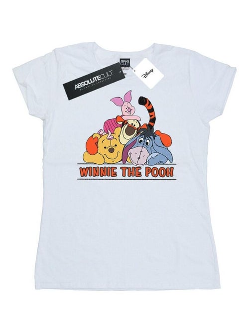 Disney - T-shirt motif Winnie l'ourson motif/style groupe - Kiabi