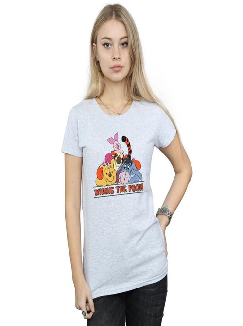 Disney - T-shirt motif Winnie l'ourson motif/style groupe - Kiabi