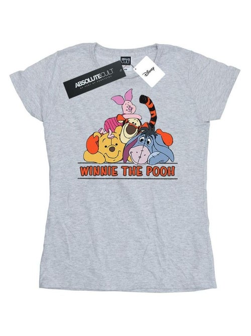 Disney - T-shirt motif Winnie l'ourson motif/style groupe - Kiabi