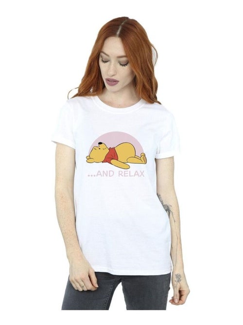 Disney - T-shirt motif Winnie l'ourson motif/style Relax RELAX - Kiabi