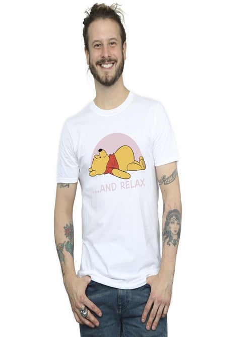 Disney - T-shirt motif Winnie l'ourson motif/style Relax RELAX - Kiabi