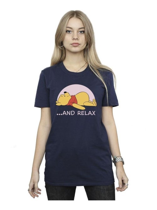 Disney - T-shirt motif Winnie l'ourson motif/style Relax RELAX - Kiabi