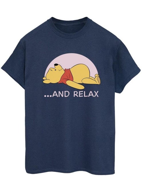 Disney - T-shirt motif Winnie l'ourson motif/style Relax RELAX - Kiabi