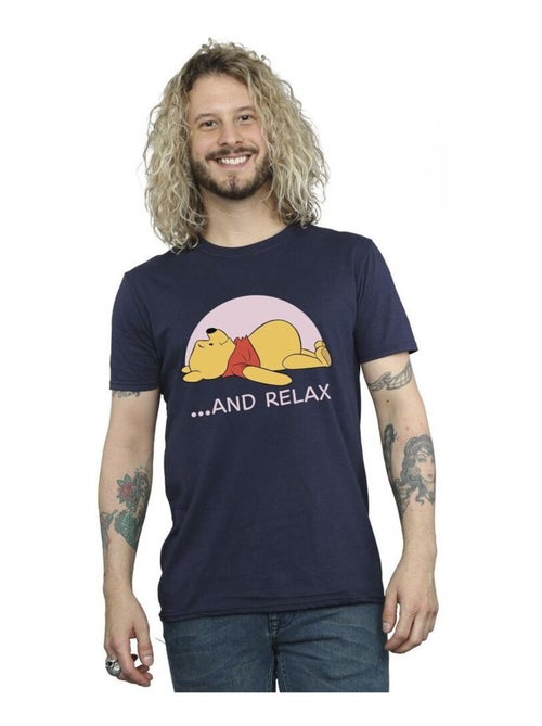 Disney - T-shirt motif Winnie l'ourson motif/style Relax RELAX - Kiabi