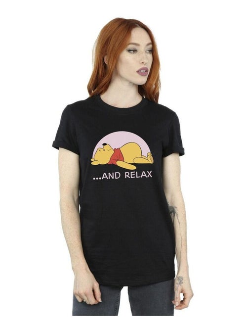 Disney - T-shirt motif Winnie l'ourson motif/style Relax RELAX - Kiabi