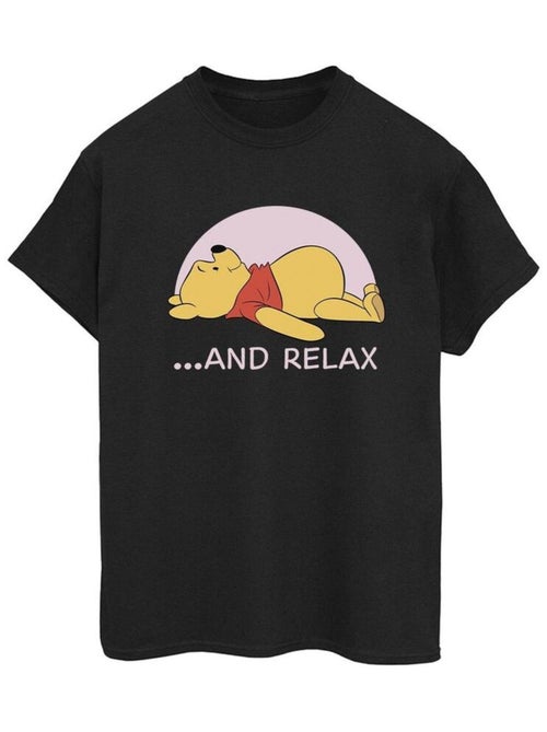 Disney - T-shirt motif Winnie l'ourson motif/style Relax RELAX - Kiabi