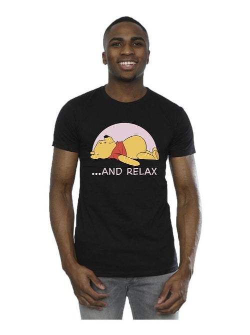 Disney - T-shirt motif Winnie l'ourson motif/style Relax RELAX - Kiabi