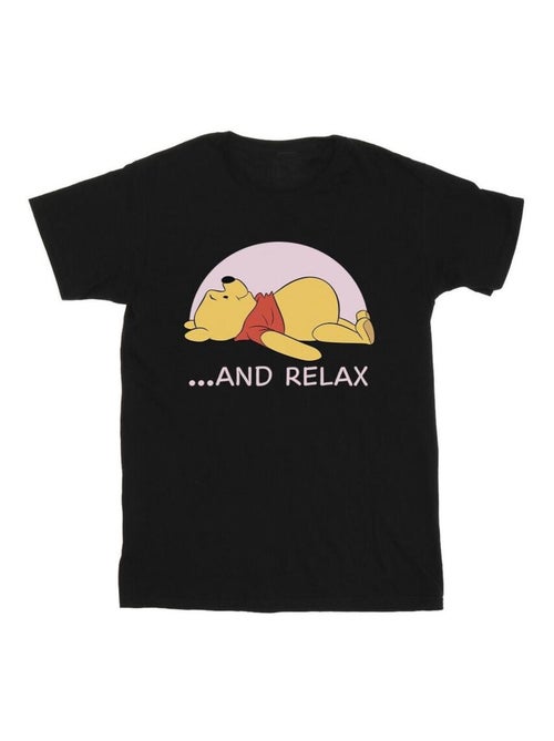 Disney - T-shirt motif Winnie l'ourson motif/style Relax RELAX - Kiabi