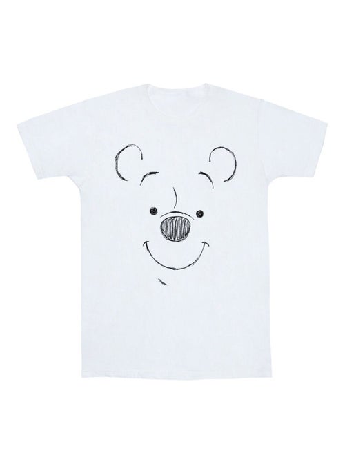 Disney - T-shirt motif Winnie l'ourson motif/style visage - Kiabi