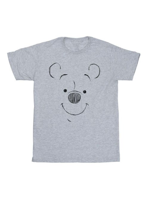 Disney - T-shirt motif Winnie l'ourson motif/style visage - Kiabi