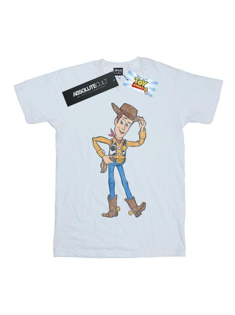 Disney - T-shirt motif Woody motif/style Pose de shérif Blanc - Kiabi