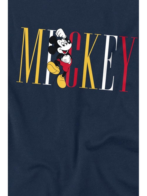 Disney - T-shirt motifs Mickey Mouse et nom multicolore - Kiabi