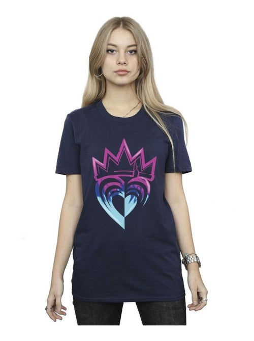 Disney - T-shirt motif/style Couronne DESCENDANTS - Kiabi