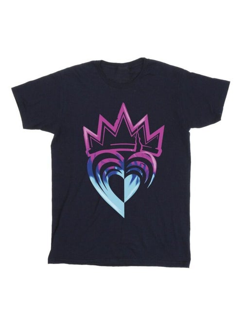 Disney - T-shirt motif/style Couronne DESCENDANTS - Kiabi