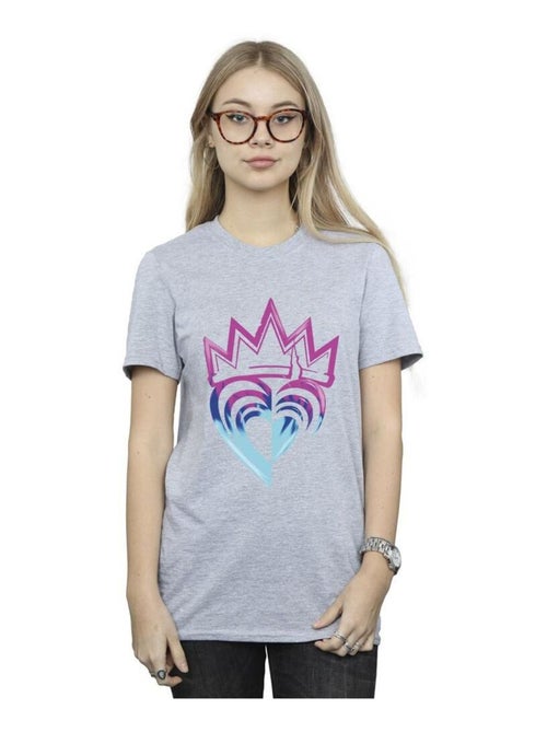 Disney - T-shirt motif/style Couronne DESCENDANTS - Kiabi